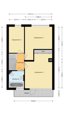 Floorplan - Goudseweg 31, 2411 HG Bodegraven